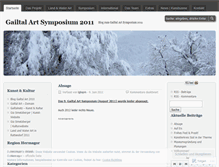 Tablet Screenshot of gailtalartsymposium2011.wordpress.com