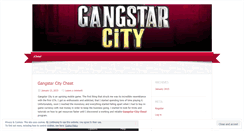 Desktop Screenshot of gangstarcitycheat.wordpress.com