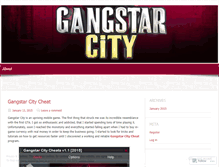 Tablet Screenshot of gangstarcitycheat.wordpress.com