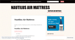 Desktop Screenshot of nautilusairmattressojb.wordpress.com