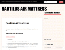 Tablet Screenshot of nautilusairmattressojb.wordpress.com