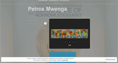 Desktop Screenshot of petrosmwenga.wordpress.com