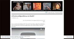 Desktop Screenshot of planningtheday.wordpress.com