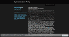 Desktop Screenshot of gymnasticsuccess.wordpress.com