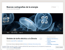 Tablet Screenshot of nuevascartografiasdelaenergia.wordpress.com
