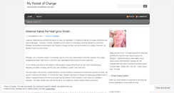 Desktop Screenshot of mypocketofchange.wordpress.com