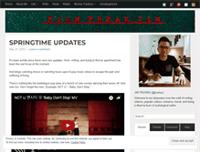 Tablet Screenshot of filmfreakjim.wordpress.com