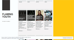 Desktop Screenshot of flamingyouthmagazin.wordpress.com