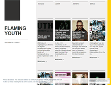 Tablet Screenshot of flamingyouthmagazin.wordpress.com