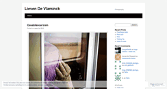 Desktop Screenshot of lievendevlaminck.wordpress.com