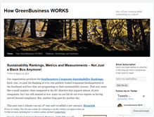 Tablet Screenshot of greenbusinessworks.wordpress.com