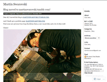 Tablet Screenshot of martinswarovski.wordpress.com
