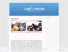 Tablet Screenshot of luigi7.wordpress.com