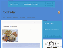 Tablet Screenshot of foodradar.wordpress.com