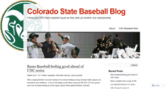 Desktop Screenshot of csubaseball.wordpress.com