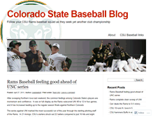 Tablet Screenshot of csubaseball.wordpress.com