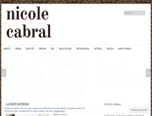 Tablet Screenshot of nininicole.wordpress.com