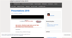 Desktop Screenshot of luisaalvim.wordpress.com