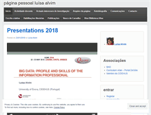 Tablet Screenshot of luisaalvim.wordpress.com