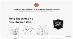 Desktop Screenshot of metaverse.wordpress.com