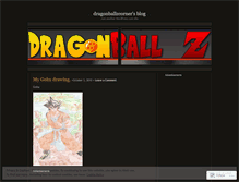 Tablet Screenshot of dragonballzcorner.wordpress.com