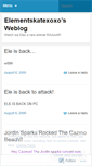 Mobile Screenshot of elementskatexoxo.wordpress.com