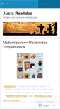 Mobile Screenshot of justarealidad.wordpress.com