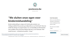 Desktop Screenshot of janstevens.wordpress.com