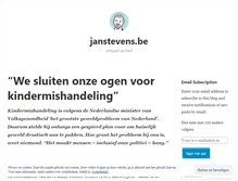 Tablet Screenshot of janstevens.wordpress.com
