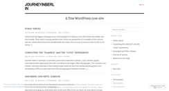 Desktop Screenshot of journeyinberlin.wordpress.com