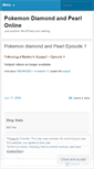 Mobile Screenshot of dppokemon.wordpress.com