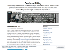 Tablet Screenshot of fearlesssifting.wordpress.com
