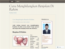 Tablet Screenshot of caramenghilangkanbenjolandirahimwebherbal.wordpress.com