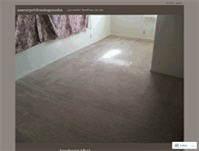 Tablet Screenshot of aaacarpetcleaningomaha.wordpress.com