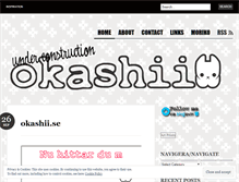 Tablet Screenshot of okashiicrafts.wordpress.com