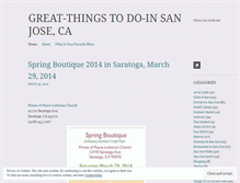 Tablet Screenshot of greatthingsinsanjose.wordpress.com