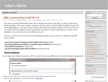 Tablet Screenshot of irfansworld.wordpress.com