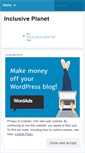 Mobile Screenshot of inclusiveplanet.wordpress.com