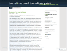 Tablet Screenshot of journalismegratuit.wordpress.com