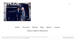Desktop Screenshot of oldstable.wordpress.com