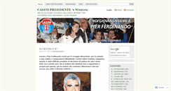 Desktop Screenshot of casinipresidente.wordpress.com