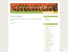 Tablet Screenshot of cactushuggersblog.wordpress.com
