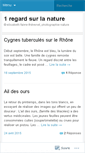 Mobile Screenshot of 1regardsurlanature.wordpress.com