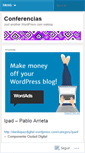Mobile Screenshot of conferenciasnt.wordpress.com