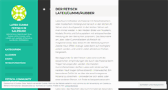 Desktop Screenshot of latexfetischsalzburg.wordpress.com