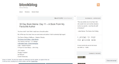 Desktop Screenshot of blookblog.wordpress.com