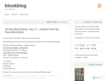 Tablet Screenshot of blookblog.wordpress.com