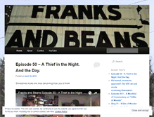 Tablet Screenshot of franksandbeansonline.wordpress.com
