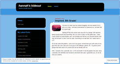Desktop Screenshot of hannahc22.wordpress.com
