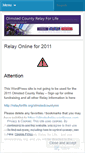 Mobile Screenshot of olmstedrelay.wordpress.com